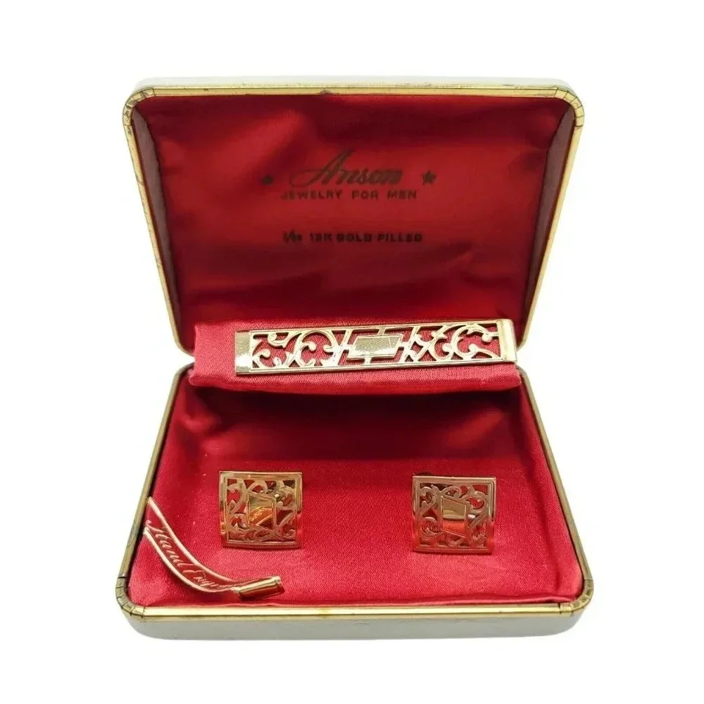 Anson Engravable 12kt Gold Filled Mid Century Mode